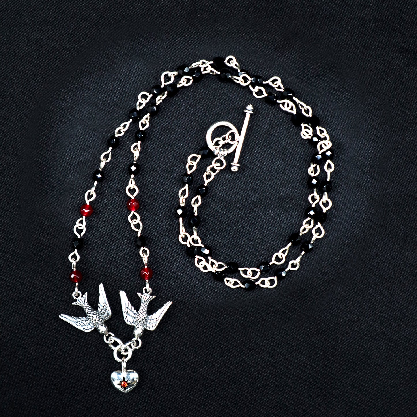 For the Love of Swallows Necklace