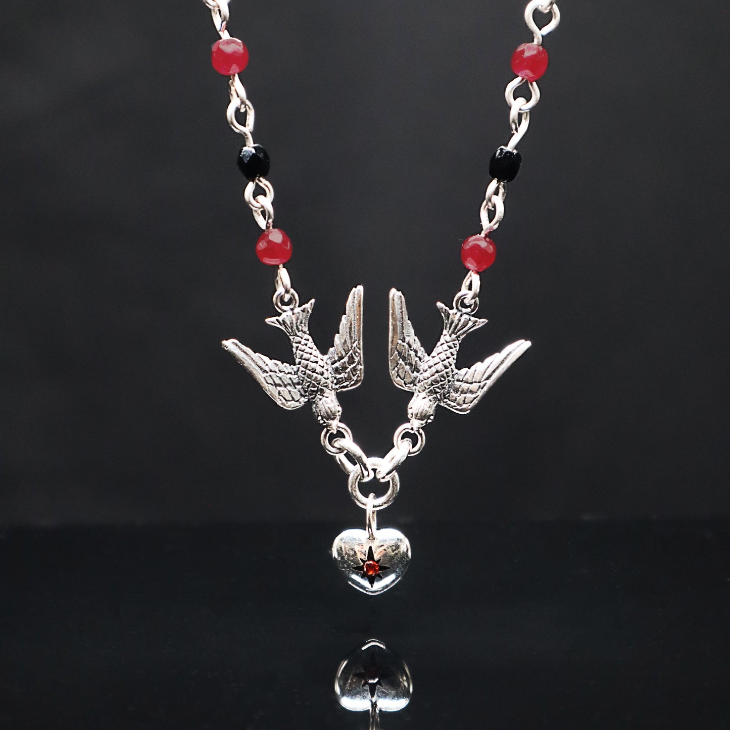 For the Love of Swallows Necklace