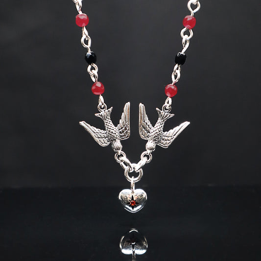 For the Love of Swallows Necklace