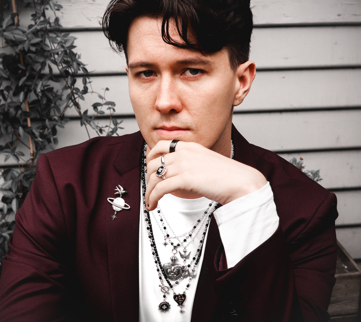 Florence at Midnight Adjustable Ring